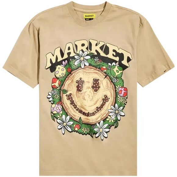 Cactus Plant Flea Market X Smiley Decomposition Cloud T Shirt Sz M Trippy Skater - Picture 1 of 7